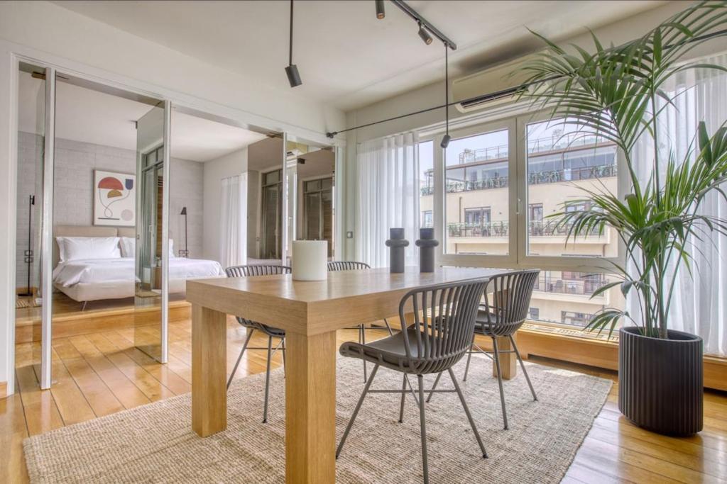 Sunny Luxury Loft,Stunning Acropolis View, Jacuzzi Appartement Athene Buitenkant foto