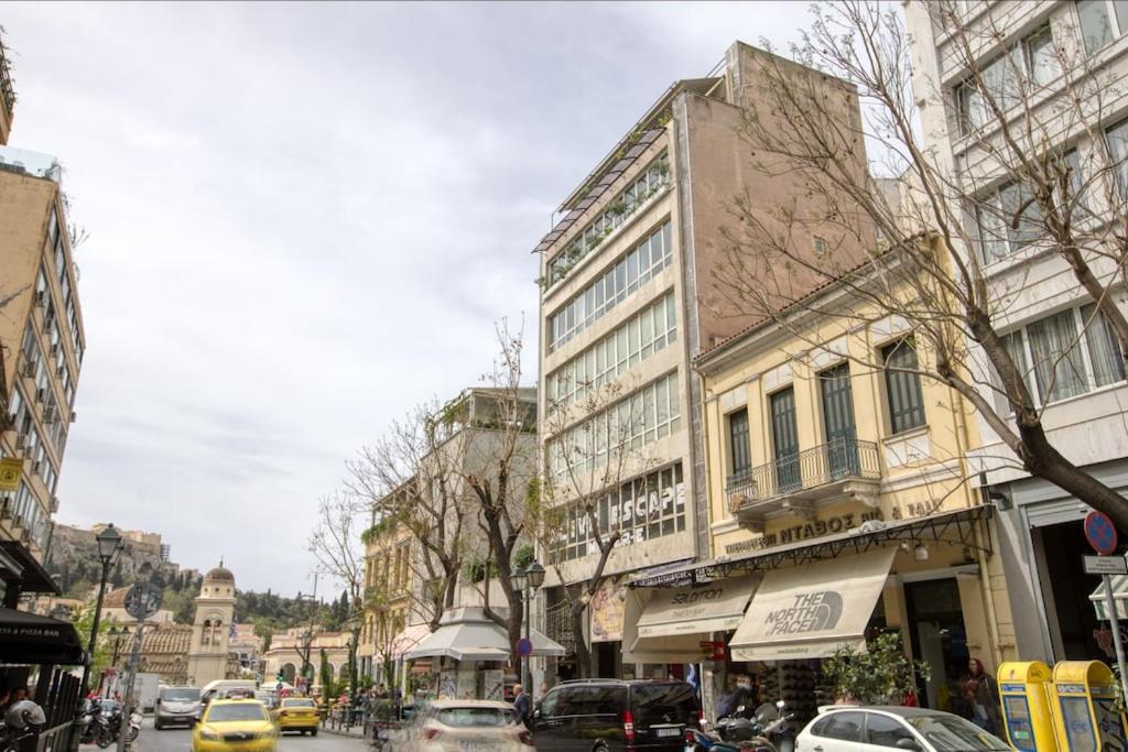 Sunny Luxury Loft,Stunning Acropolis View, Jacuzzi Appartement Athene Buitenkant foto