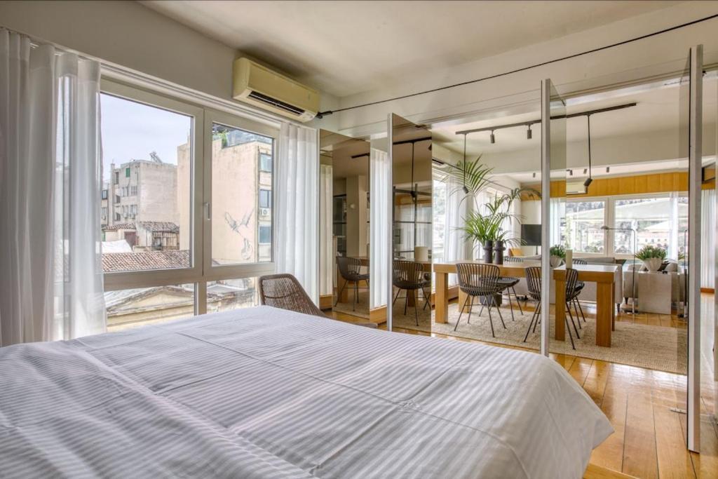 Sunny Luxury Loft,Stunning Acropolis View, Jacuzzi Appartement Athene Buitenkant foto