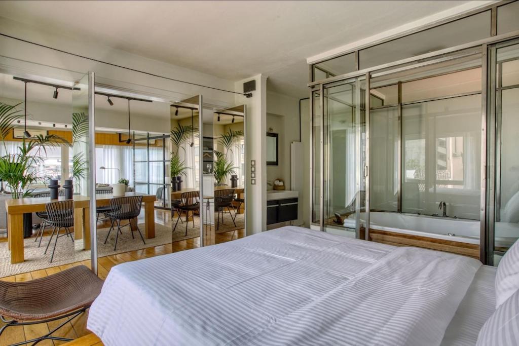 Sunny Luxury Loft,Stunning Acropolis View, Jacuzzi Appartement Athene Buitenkant foto