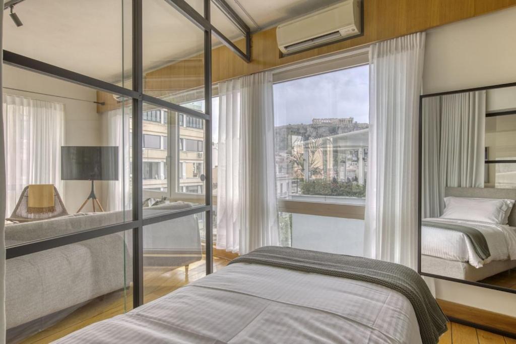 Sunny Luxury Loft,Stunning Acropolis View, Jacuzzi Appartement Athene Buitenkant foto